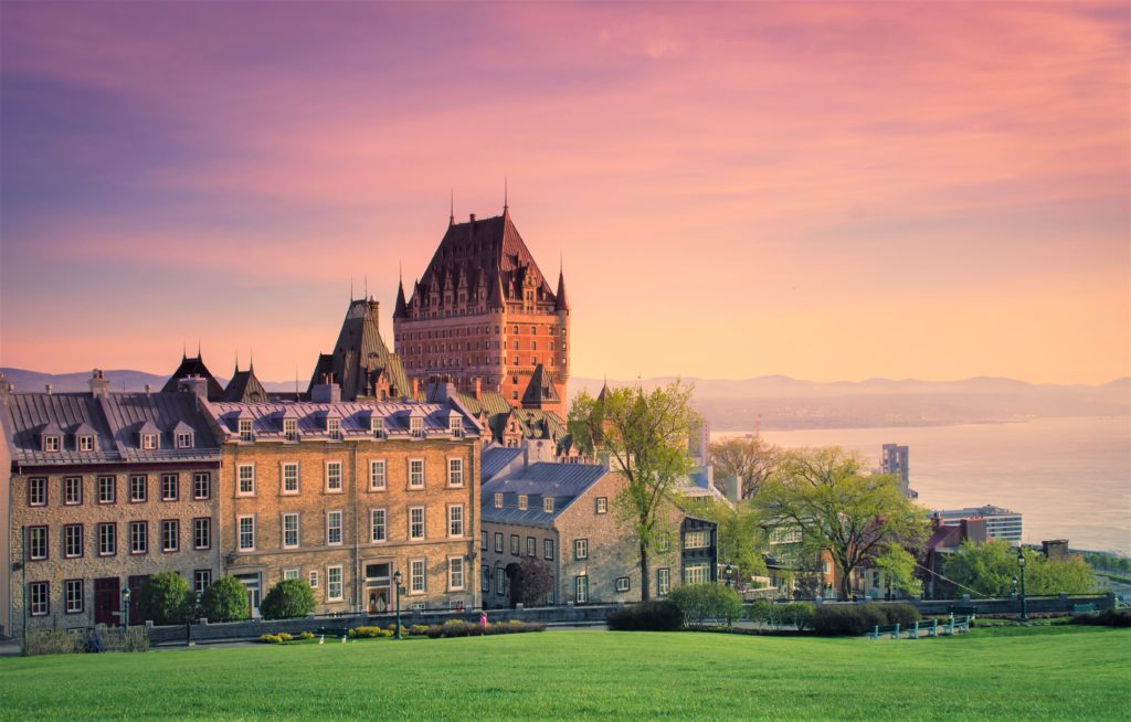 Dusk in Canada’s Most Romantic City