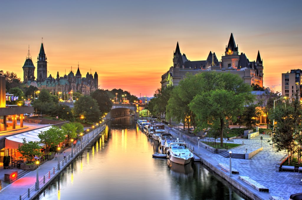 Ottawa Ontario Canada Summer Sunset